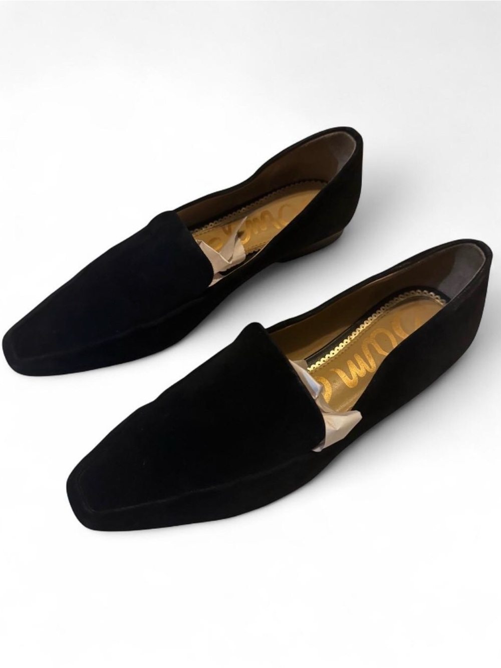 Sam Edelman Black Suede velvet Women's Loafers